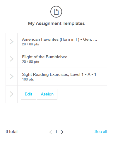 Assignment Templates